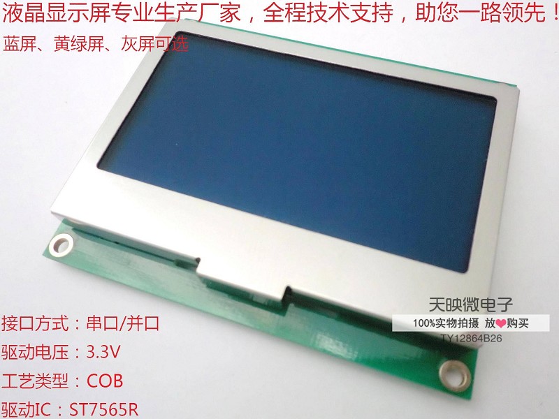 具备加密功能的LCD液晶模块